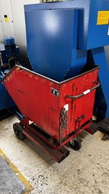 1 Spänekippcontainer Lista, fahrbar mit Gabelaufnahme